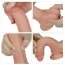 Фалоімітатор Dual-Layered Silicone Nature Cock LV4001, тілесний - Фото №8