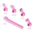 Вибратор для точки G с насадками Otouch Magic Stick S1 Plus, розовый - Фото №2