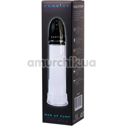 Вакуумная помпа Erotist Man Up Pump 88035, черная
