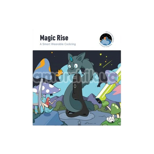 Виброкольцо для члена Magic Motion Fun Town Rise, черное
