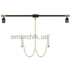 Бондажный набор Upko Extra-long Spreader Bar With Choker And Cuffs, черный - Фото №1