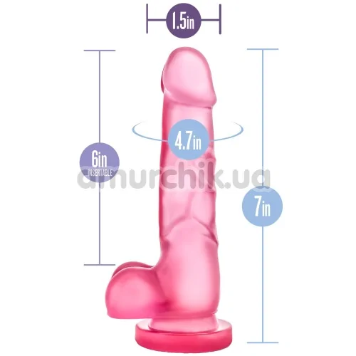 Фалоімітатор B Yours Sweet N Hard 4, рожевий
