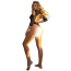 Боди Star Night Zebra Mesh Rhinestone Bodysuit, черное - Фото №10