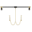 Бондажный набор Upko Extra-long Spreader Bar With Choker And Cuffs, черный - Фото №1