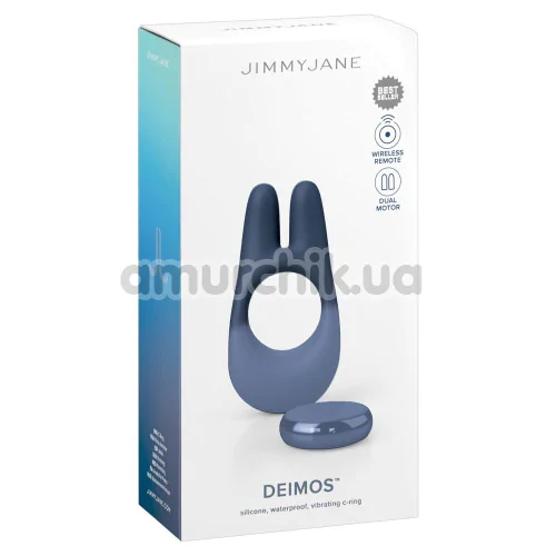 Віброкільце для члена Jimmyjane Deimos, синє