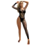 Комбінезон Star Night One Shoulder Stripe Bodystocking, чорний - Фото №7