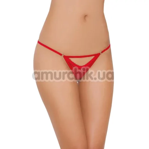Трусики-стринги женские G-string красные (модель 2425) - Фото №1