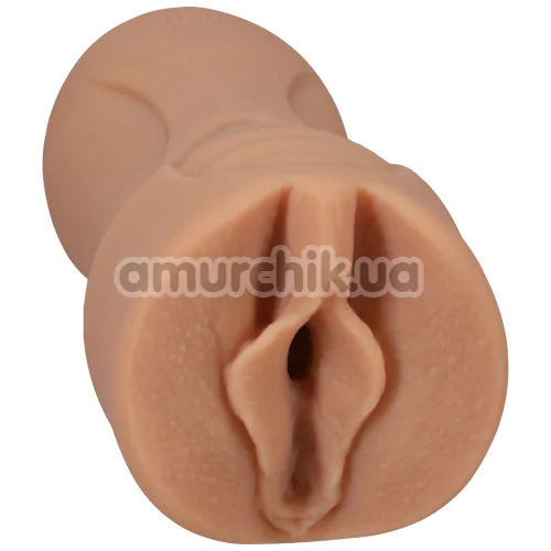 Искусственная вагина Signature Strokers Kenzie Anne Pocket Pussy, телесная - Фото №1