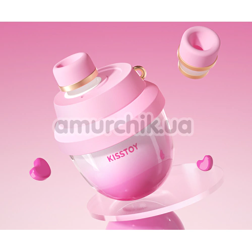Симулятор орального сексу для жінок KissToy Kiss Pods, рожевий