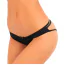 Трусики Lace Lovers Crotchless Panty, чорні - Фото №3