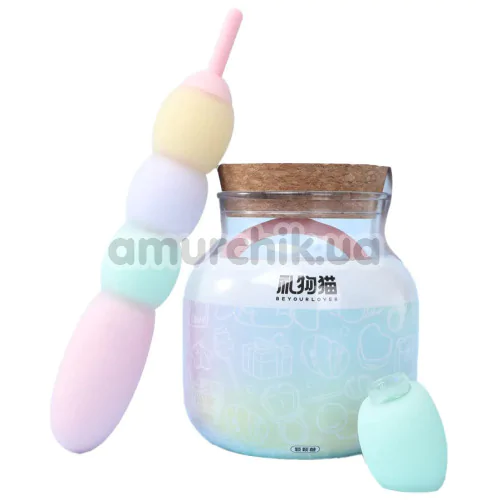 Вібратор BeYourLover Magic Candy, різнокольоровий