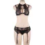 Комплект Star Night Top Mesh Set, чорний: топ + трусики + пояс для панчіх - Фото №7