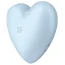 Симулятор орального сексу для жінок з вібрацією Satisfyer Cutie Heart, блакитний - Фото №4