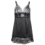 Комплект Star Night Dentelle Set, черный: пеньюар + трусики - Фото №12