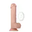 Вибратор с ротацией и подогревом Adam & Eve Adam's Warming Rotating Power Boost Dildo, телесный - Фото №2
