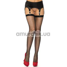 Чулки с красными бантиками Fishnet Thigh Highs With Small Bows, черные - Фото №1