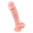 Фаллоимитатор Medical Silicone Dildo 24 см, телесный - Фото №3