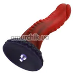 Фаллоимитатор-насадка Hismith Silicone Dildo Monster Series 8.35, красный - Фото №1