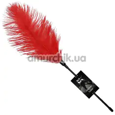 Перышко для ласк Art of Sex Feather Tickler, красное - Фото №1