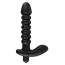Анальный вибратор Black Velvets Vibrating Medium, черный - Фото №1