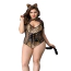 Костюм кішечки JSY Sexy Lingerie 8360, леопардовий: боді + вушка - Фото №1
