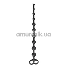 Анальная цепочка Anal Fantasy Collection Boyfriend Beads, черная - Фото №1