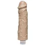 Вибратор The Naturals Heavy Veined Dong 21.5 см, телесный - Фото №4