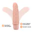 Вібратор Dr. Skin Silicone Dr. Robert 7, тілесний - Фото №7