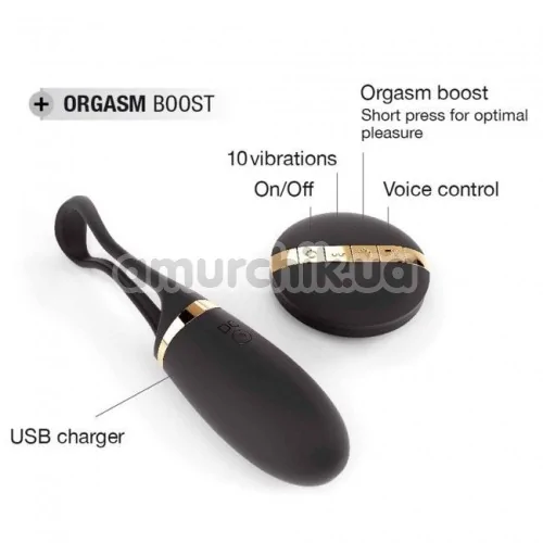 Виброяйцо Dorcel Secret Delight, черное