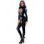 Комбінезон Leg Avenue Floral Skeleton Catsuit, чорний - Фото №2