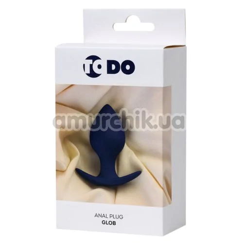 Анальная пробка ToDo Anal Plug Glob 4.5 см, фиолетовая