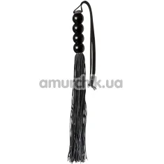 Флоггер GP Silicone Flogger Whip, черный - Фото №1