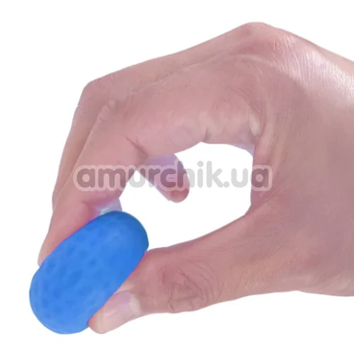 Мастурбатор Pretty Love Transparent Spiral Masturbator, голубой