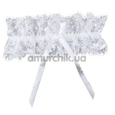 Подвязки Star Night Bow Lace, белые - Фото №1