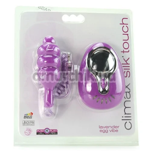 Клиторальный вибратор Climax Silk Touch, фиолетовый