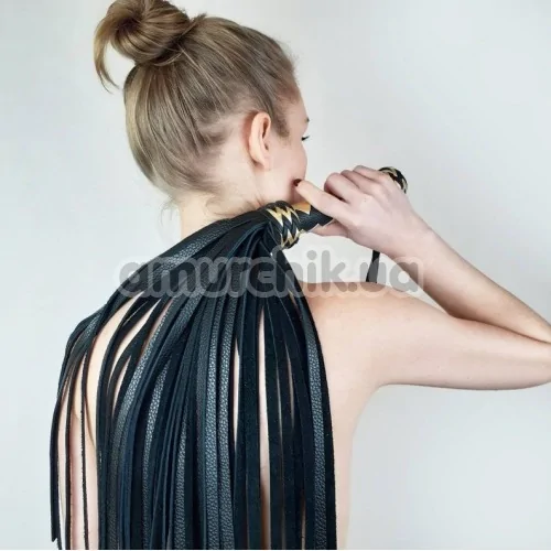 Флоггер Art of Sex Flogger Classical, черно-золотой