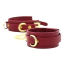 Фиксаторы для рук Roomfun Leather Handcuffs, бордовые - Фото №3