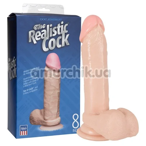Фаллоимитатор The Realistic Cock Original 8, телесный