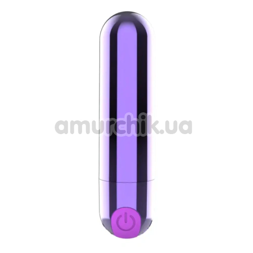 Клиторальный вибратор Boss Series Power Bullet Glossy, фиолетовый - Фото №1