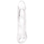 Насадка на пенис Size Up 1 Inch See-Thru Penis Extender With Ball Loop, прозрачная - Фото №2