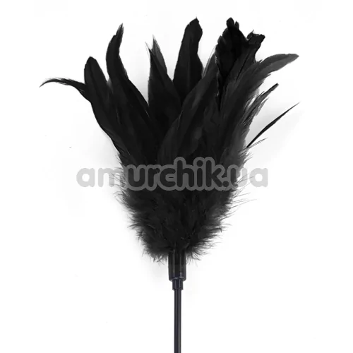 Пір'їнка для пестощів Art of Sex Feather Paddle перо півня, чорна