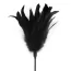 Пір'їнка для пестощів Art of Sex Feather Paddle перо півня, чорна - Фото №3