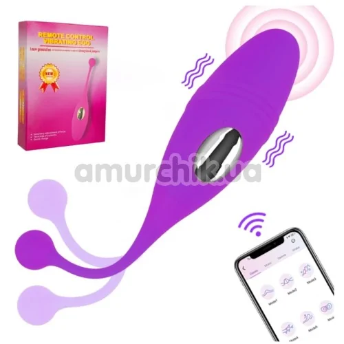 Виброяйцо Remote Control Vibrating Egg PL-APP886, фиолетовое