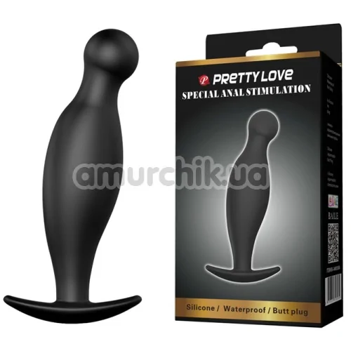 Анальна пробка Pretty Love Special Ball, чорна
