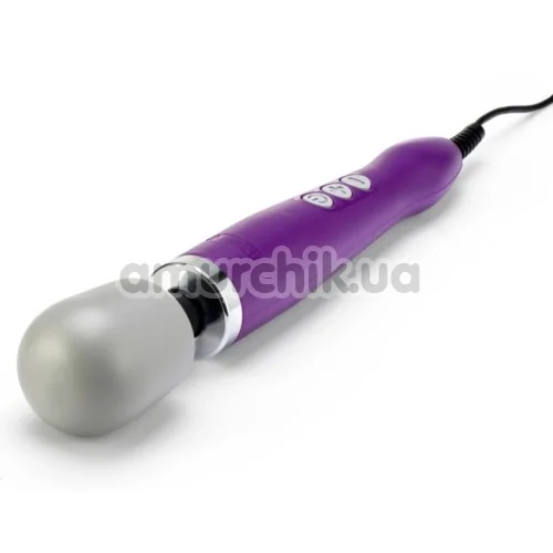 Універсальний вібромасажер Doxy Plug-In Vibrating Wand Massager, фіолетовий