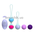 Набор вагинальных шариков с вибрацией Odeco Every Night Toys Kegel Balls W-036, разноцветный - Фото №1