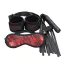 Бондажный набор Wild Play BDSM Set 4 Pcs С7, красно-черный - Фото №2
