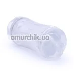 Двусторонний мастурбатор Men Powerup Suck Masturbator, прозрачный - Фото №1