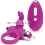 Виброкольцо для члена Happy Rabbit Remote Control Ring, фиолетовое - Фото №1