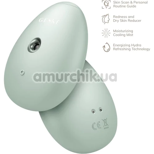 Увлажнитель для кожи лица Geske Facial Hydration Refresher 4 in 1 Oval, зеленый